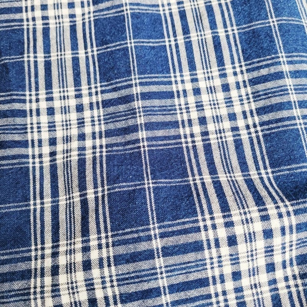 New J. Crew Small Plaid Ruffleneck Smocked Top NWT - Picture 4 of 6